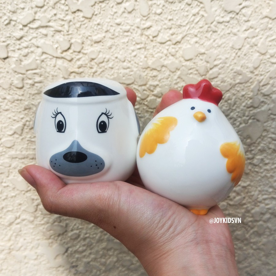 Lọ đựng tiêu muối gốm | Bộ 2 Hũ rắc tiêu muối - Ceramic Salt Cellar