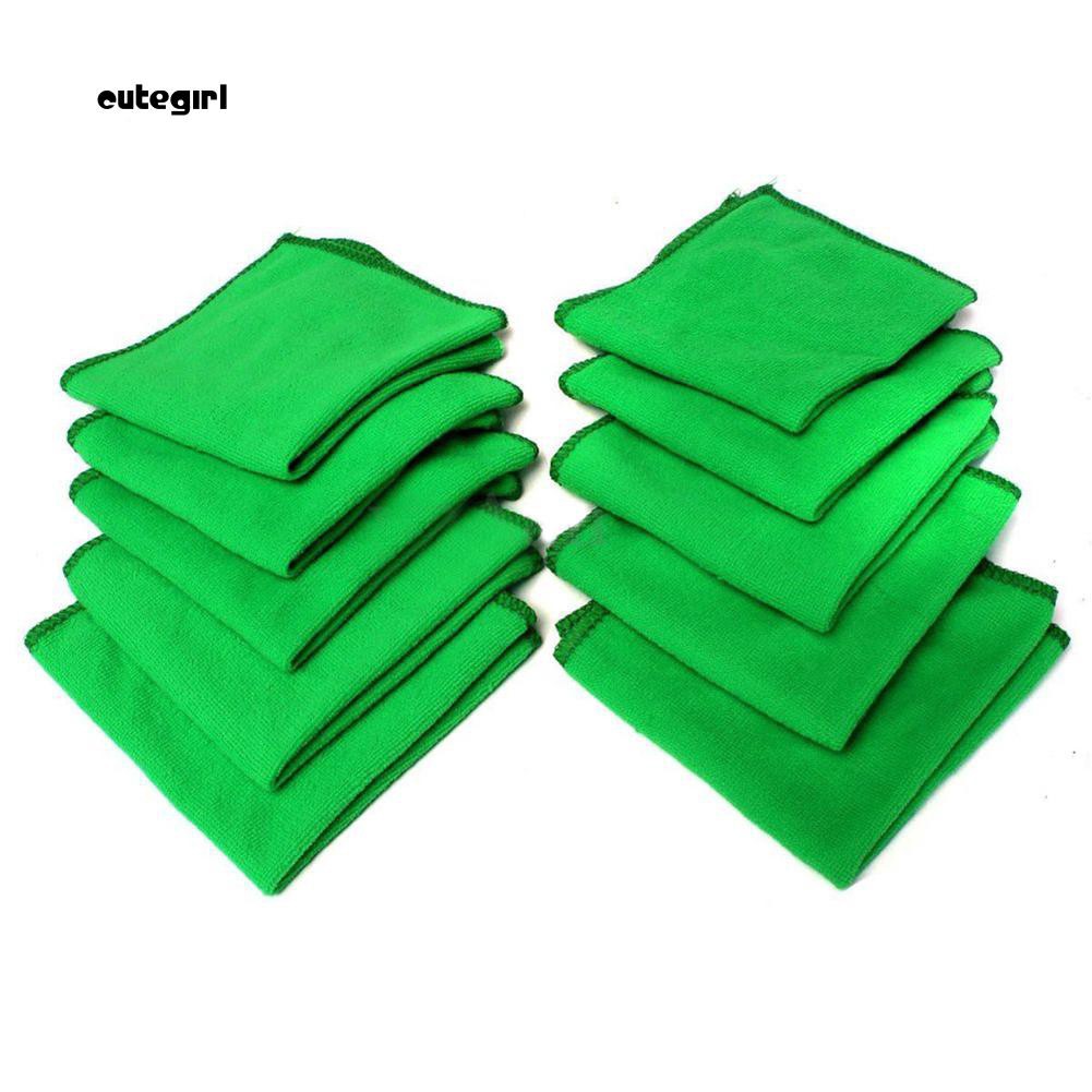 Set 10 khăn siêu thấm hút mềm mại dùng để lau xe hơi