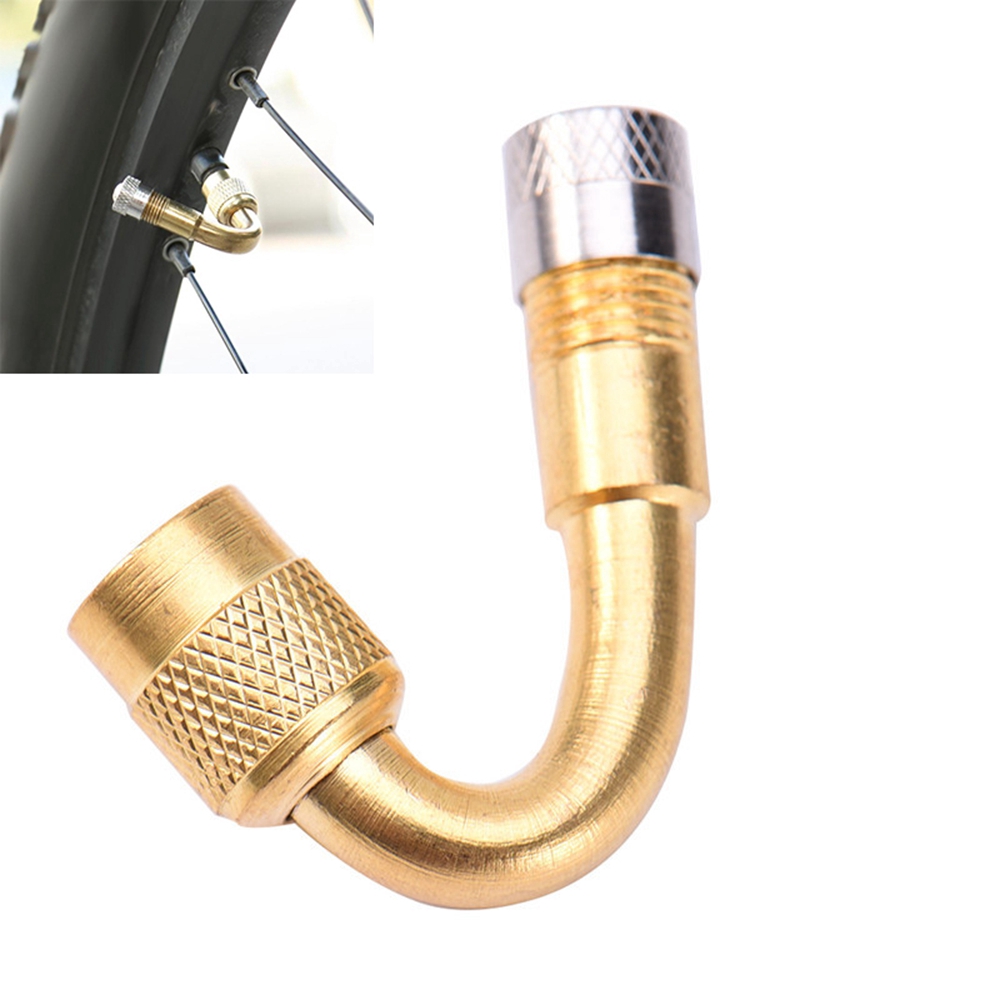 Set 1/2 đầu van bánh xe 3 góc 45/90/135 độ nối dài tiện dụng cho mô tô xe tải