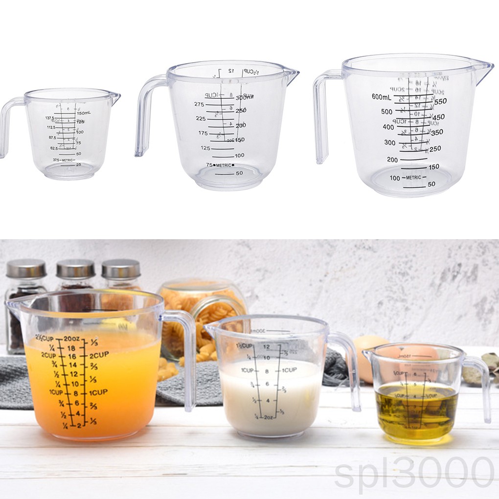 Cốc Đo Lường Bằng Nhựa Trong Suốt