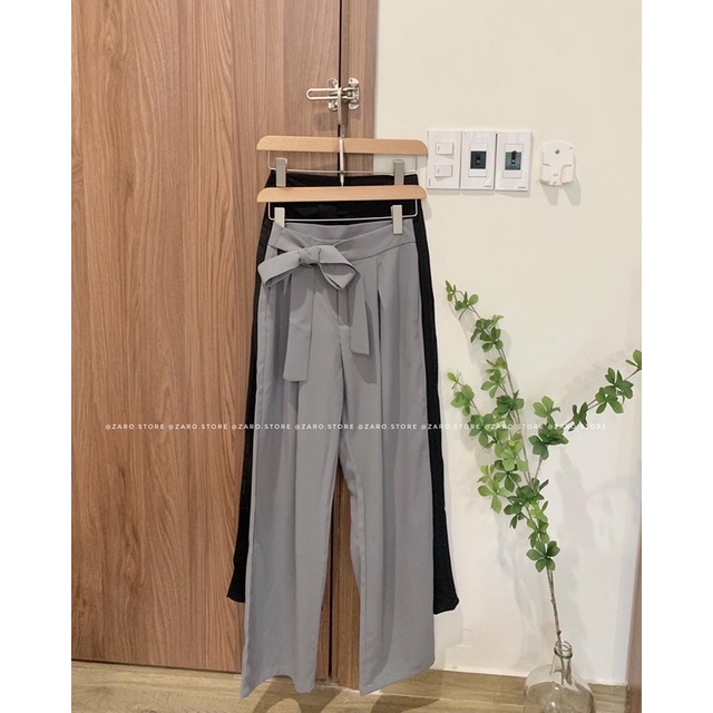Quần tây suông thắt dây Hàn