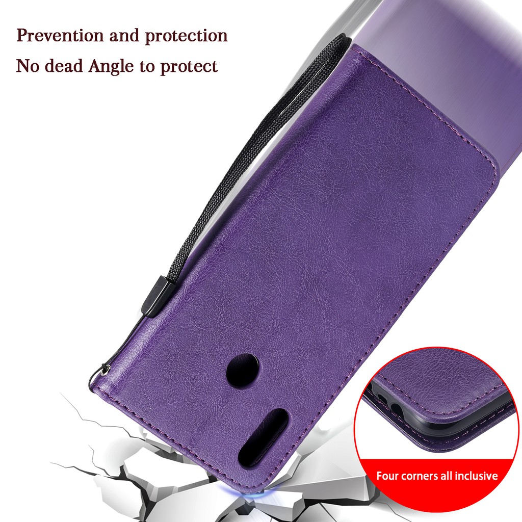 Bao da điện thoại màu trơn cho OPPO REALME 3 5 PRO C2 A1K | BigBuy360 - bigbuy360.vn