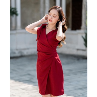 LIGAM - ĐẦM BOW SHOULDER DRESS