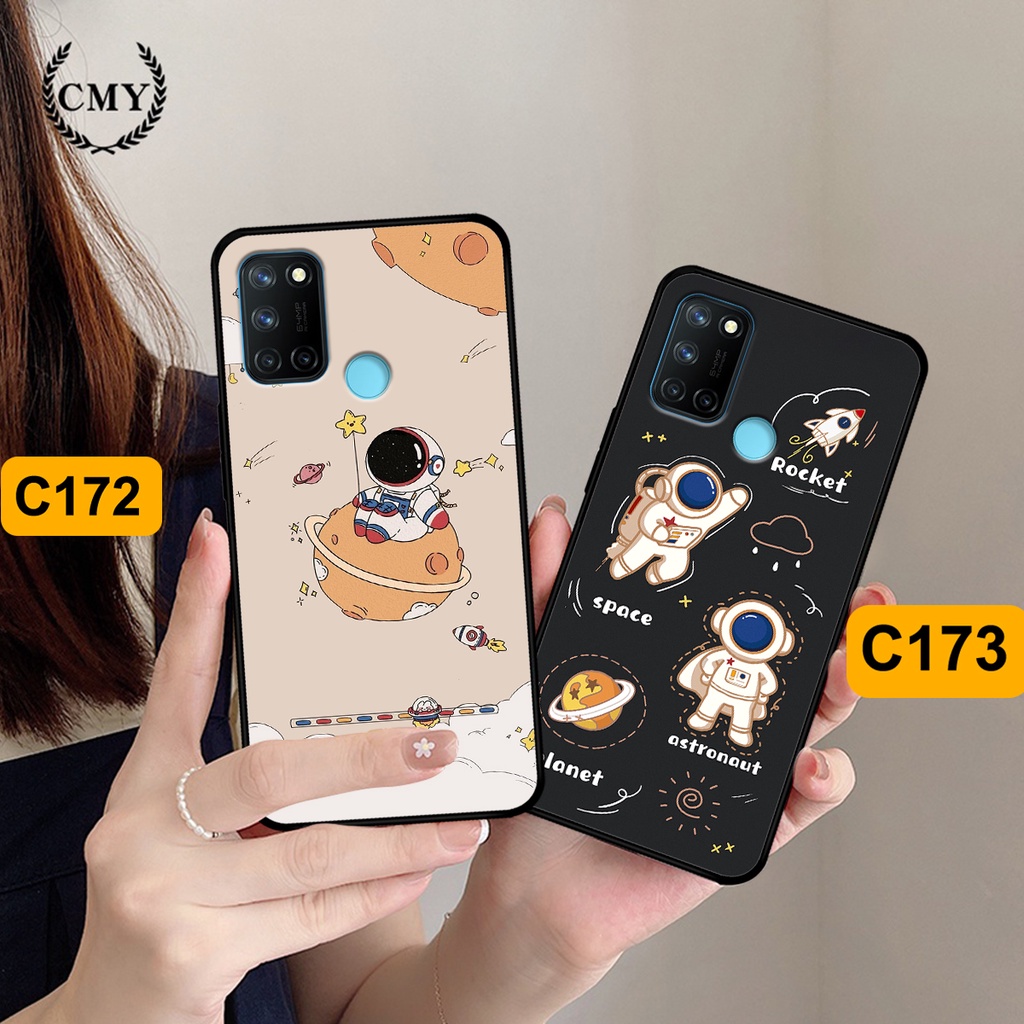 Ốp Realme C17 / 7i in hình astronaut, phi hành gia vũ trụ hottrend, độc đáo, cá tính.