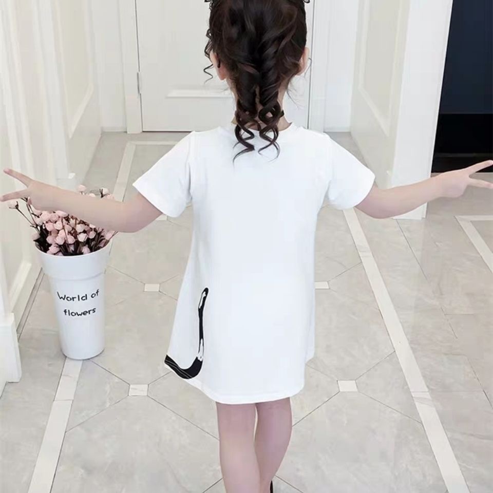 Áo Thun Tay Ngắn In Chữ Cho Bé Gái