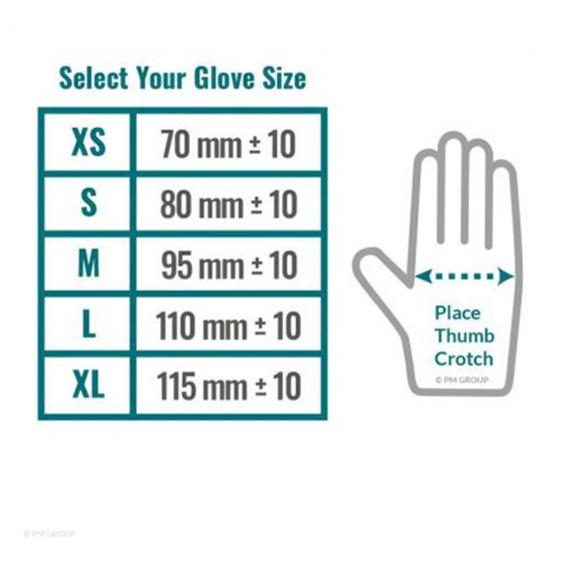 Hộp 100 Chiếc Găng Tay Cao Su Màu Đen Không Bột Vinyl/Nitrile Blend Gloves Phun Xăm Thẩm Mỹ - Black Vinyl/Nitrile