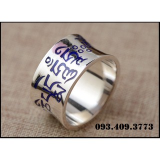 Nhẫn Khắc Thần Chú Om Mani Padme Hum Tây Tạng -NH134