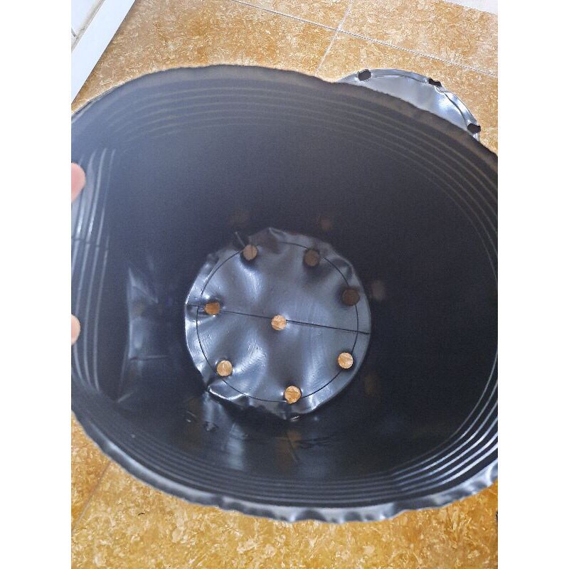 0,5kg, 1kg chậu ươm (bầu) cây 28x25 hàng dày đẹp