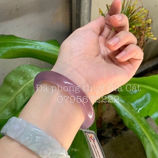 vòng tay đá chacedoly tím vip kiểm định