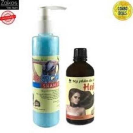 Combo Dầu Gội & Tinh Dầu Vỏ Bưởi Lotion Phục Hồi Tóc Sau 2 Tuần