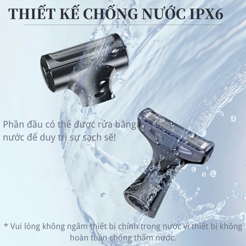 Máy cạo râu KENSEN thiết kế 2 trong 1 không làm đau cao cấp