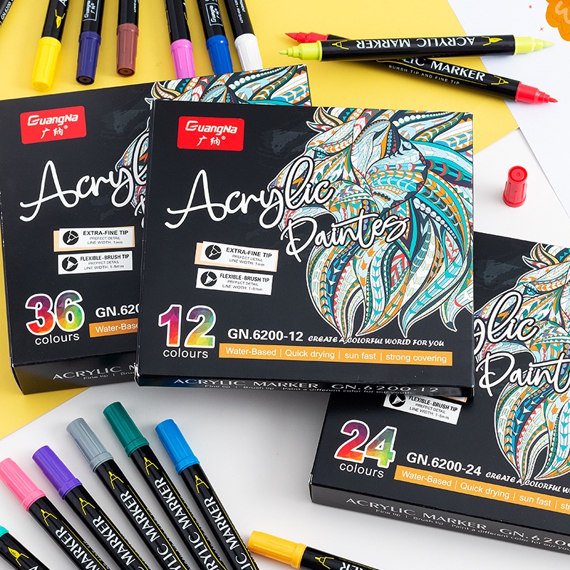 Bộ Bút Sơn Acrylic Guang Painter GN6200 vẽ graffiti