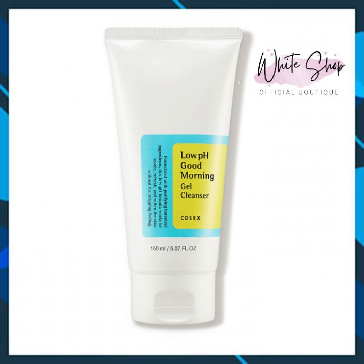 [Hàng Chính Hãng]Sữa Rửa Mặt Cosrx Low pH Good Morning Gel Cleanser 150ml White Store