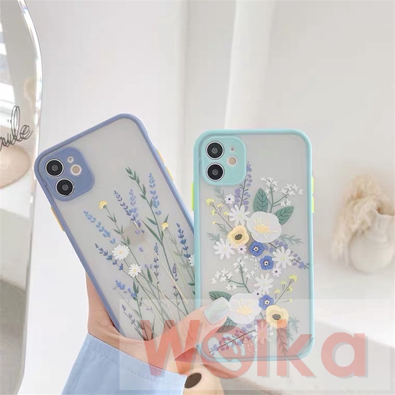 Ốp điện thoại TPU dẻo có tấm bảo vệ camera hình hoa oải hương cho IPHONE 11 PRO MAX 8 7 PLUS 6 6S PLUS X XS MAX XR SE 2020 iPhone 12 Pro Max 12Mini | BigBuy360 - bigbuy360.vn