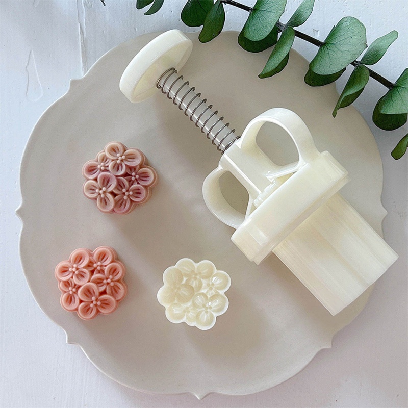 Khuôn Nhựa Làm Bánh Trung Thu Hình Hoa Mộc Lan DIY