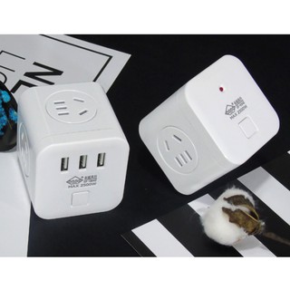 Ổ cắm điện đa năng 3 cổng usb - ổ cắm chống giật 3 chân dẹt an toàn