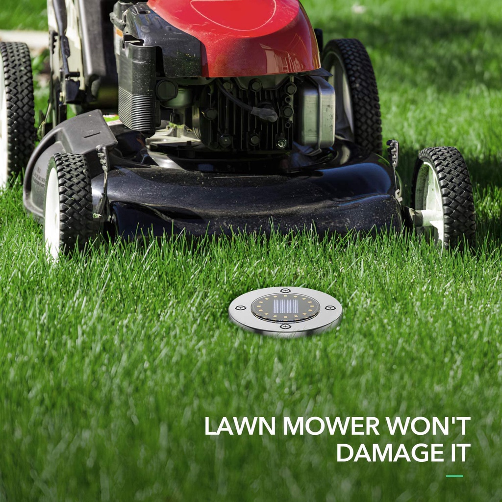 Đèn Led 20 Bóng Năng Lượng Mặt Trời Chống Thấm Nước Chiếu Sáng Lối Đi Sân Vườn