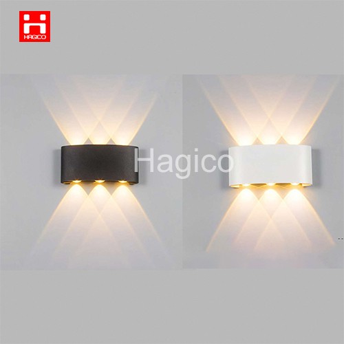 Đèn trang trí gắn tường đèn vách ngoài trời 6 tia VNT620 VNT621