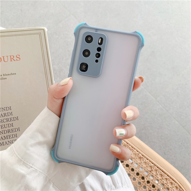 VIVO V20SE Y20s Y12s Y30i Y50 Y30 Y19 V19 Neo V17 V15 S1 Pro U10 Y17 Y15 Y12 Y91 Y93 Y95 Lavender Shockproof Full Camera Lens Protection Upgrade PC+TPU Hybrid Impact Hard Phone HF