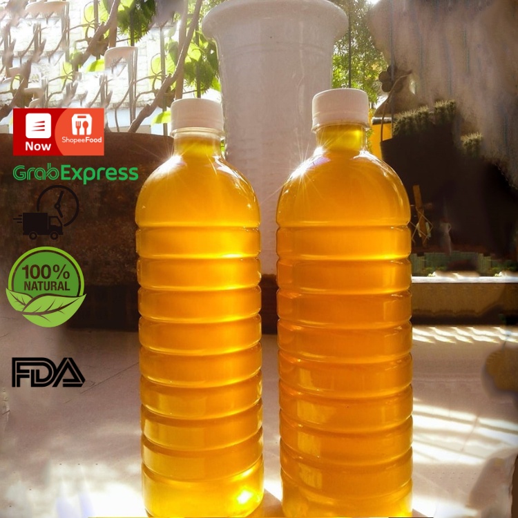 SIÊU RẺ - MẬT ONG RỪNG HOA NHÃN 1 lít nguyên chất 100% chuẩn - THẾ HỒNG HONEY