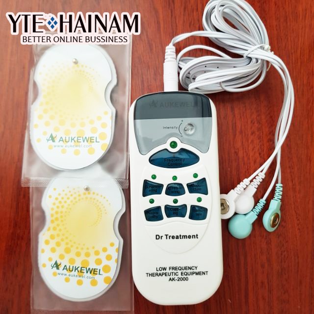 ⚡Now+Grab⚡| Máy Massage Dán Xung Điện 4 Miếng Dán: Aukewel AK-2000 (ĐỨC) (BH 24 Tháng) - Mát xa, Massa - GK0091