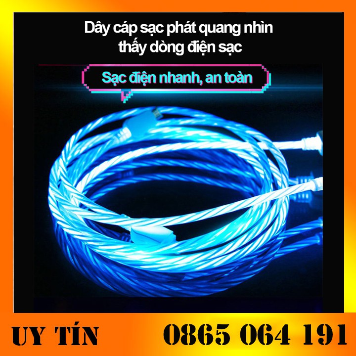 Cáp sạc phát sáng - Cáp sạc chạy đèn