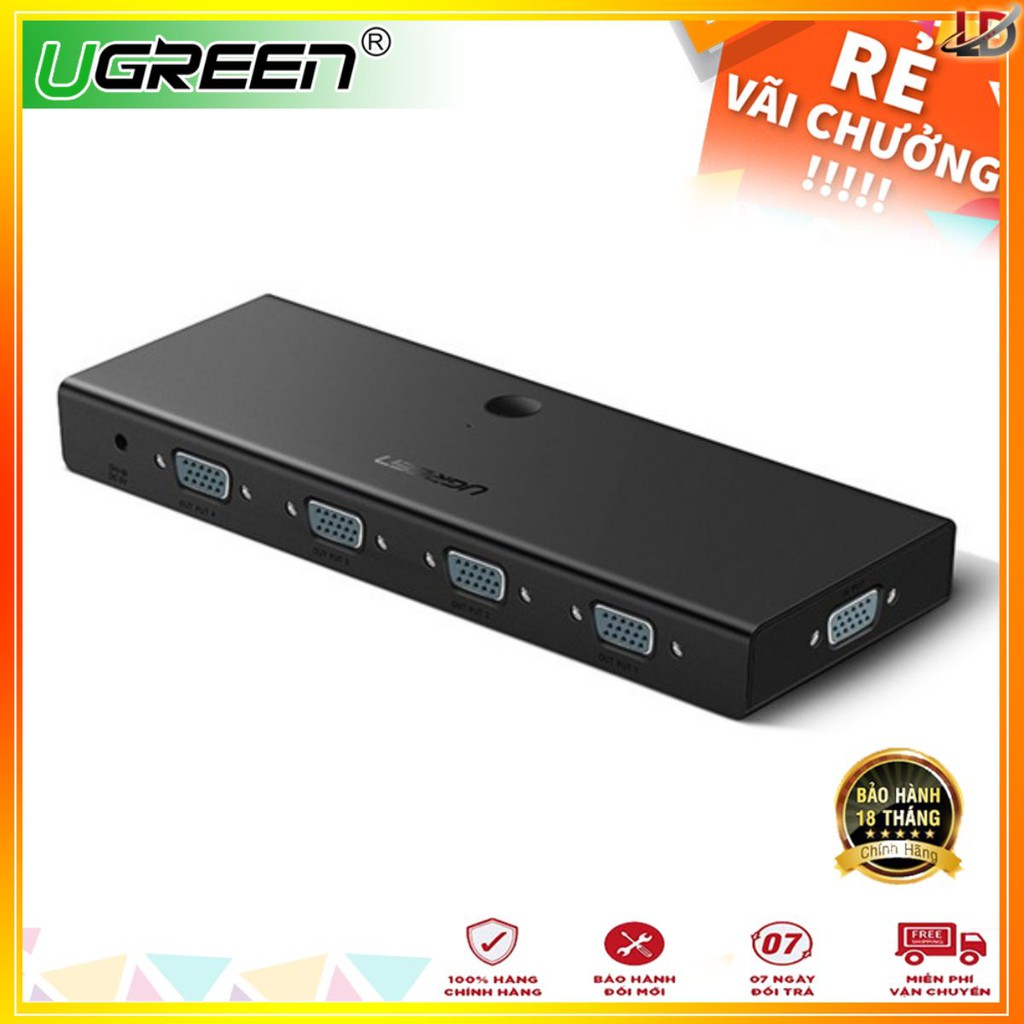 Ugreen 50292 - Bộ chia Vga 1 ra 4 băng thông 500 Mhz chính hãng - Phukienleduy