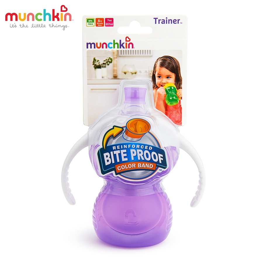 Cốc tập uống đầu hút silicone mềm dai Munchkin MK44168