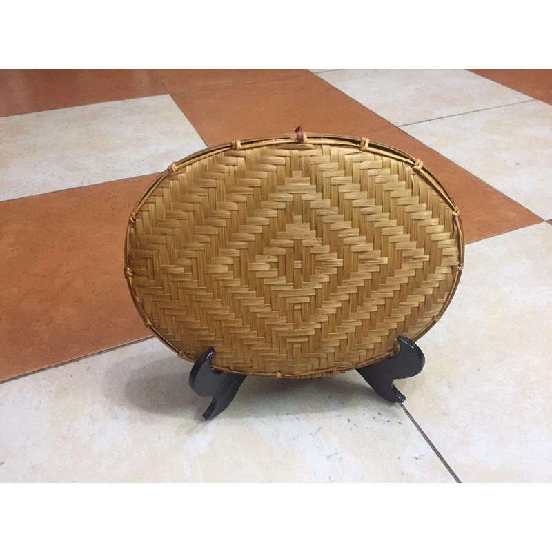 Chân giá để đĩa trang trí bằng gỗ