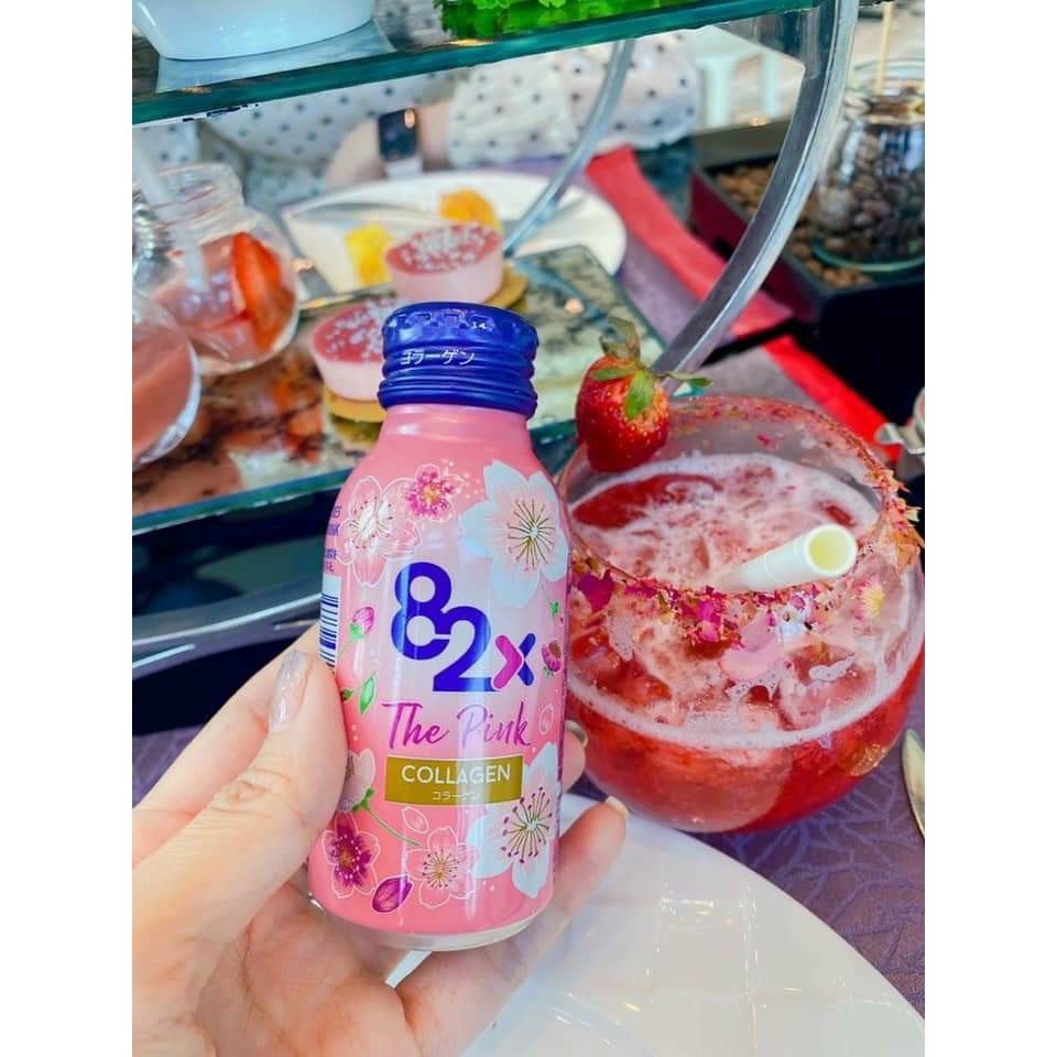 Nước Uống Collagen 82X The Pink Nhật Bản chính hãng