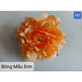 đầu bông mẫu đơn - hoa lụa trang trí