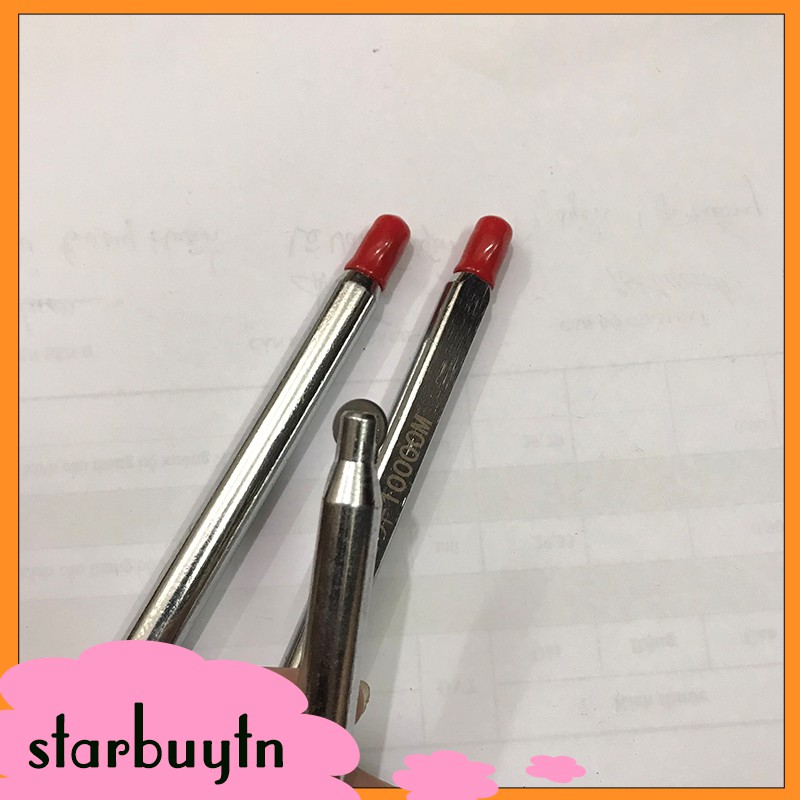 Bút cắt gạch 2 đầu màu trắng thân trơn