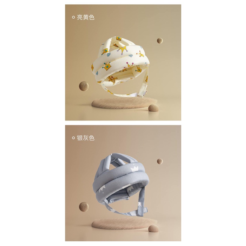 Mũ bảo hiểm, bảo vệ đầu cho bé tập đi, tập ngồi an toàn chống va đập