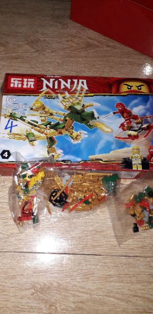 Lắp ráp 1 hộp LegoNinja Thunder Rồng có trên 170 chi tiết ms106
