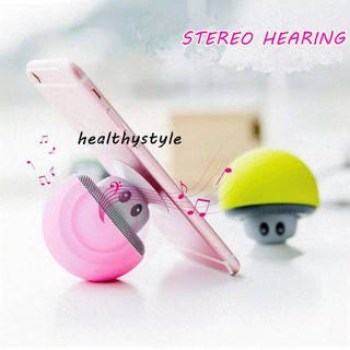 Loa mini ko dây bluetooth, hình dáng cây nấm ngộ nghĩnh, có thể dang theo người