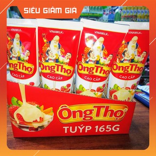 Sữa đặc có đường Ông Thọ đỏ dạng tuýp 165g - Bổ sung dầu thực vật - Siêu Hot, Siêu Tiện Lợi