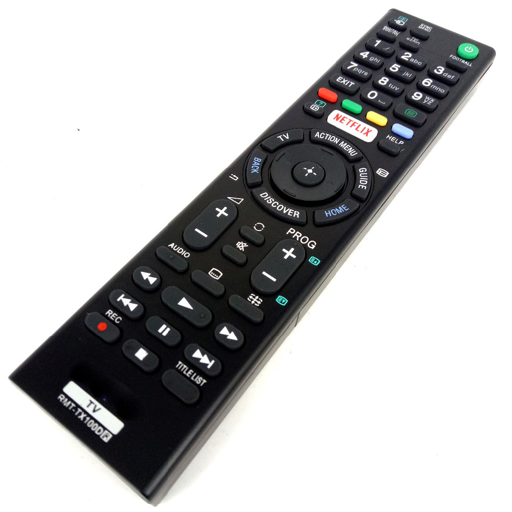 Thiết Bị Điều Khiển Từ Xa Dành Cho Tv Sony 4k Hdr Rmt-Tx100D Rmt-Tx102D Netflix Led Dành Cho Tv Kdl-43X8301C Kd-55Xd8599