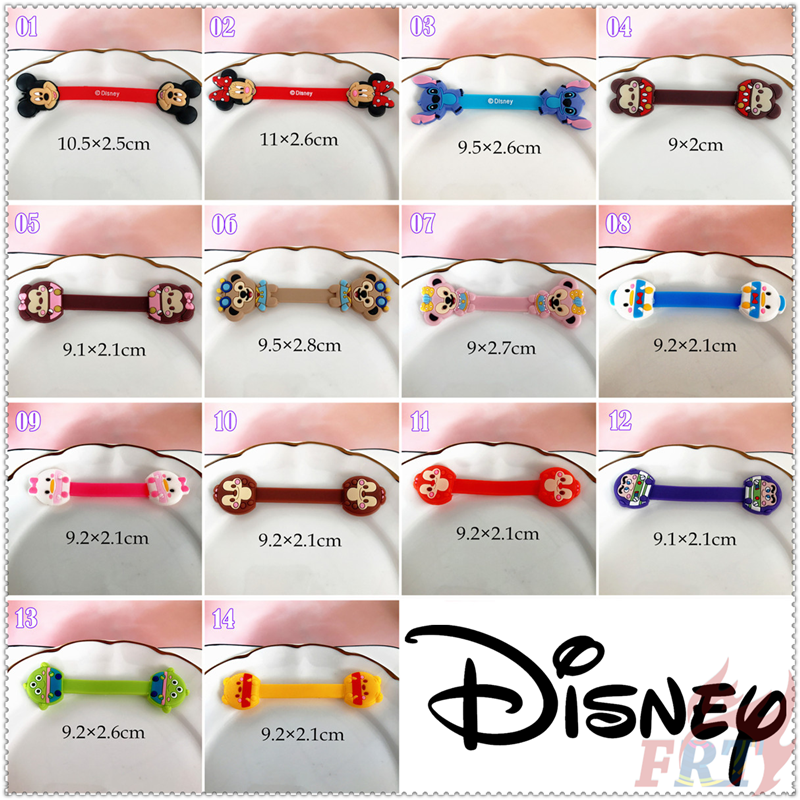 ◐ Dây Quấn Cáp Nhân Vật Disney ◑ 1 Dụng Cụ Quấn Gọn Dây Cáp Tai Nghe Gọn Gàng Bằng Silicon Hình Mickey/Minnie/Vịt Donald/ Daisy/ Duffy/ Winnie