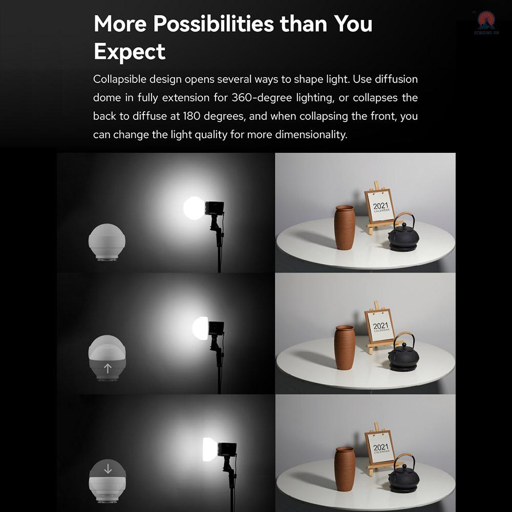 GODOX Bộ Thiết Bị Khuếch Tán ML-CD15 Kèm 3 Đầu Nối Cho Đèn Flash/Ghi Hình