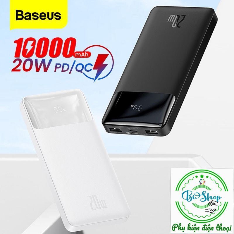 ❇️Pin Sạc Dự Phòng 20000mah bipow cho iphone ipad android samsung oppo xiaomi sạc nhanh 20w chính hãng baseus