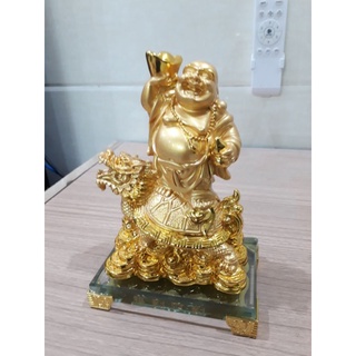 Tượng phật di lặc cưỡi long - quy mang lại hạnh phúc, tài lộc, may mắn
