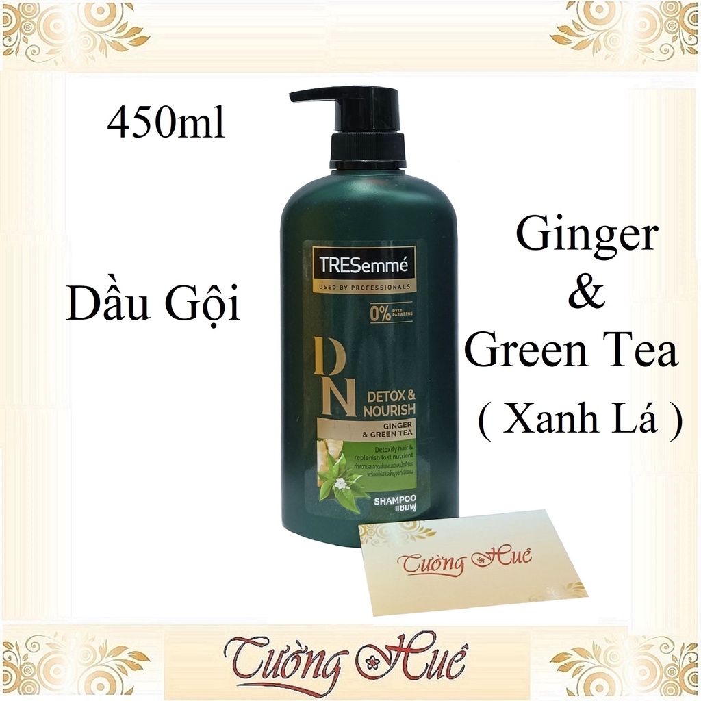 Dầu Gội và Xả TRESemme Thái Detox & Nourish Ginger & Green Tea