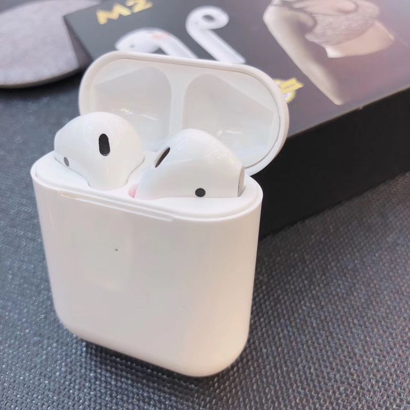 Tai nghe bluetooth M2 hỗ trợ sạc không dây mở nắp tự kết nối - BH 1 đổi 1