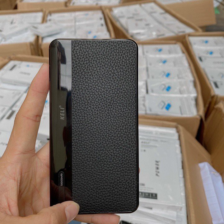 Pin Xạc Dự Phòng Keli Chính Hãng - Dung lượng chuẩn 10.000mah