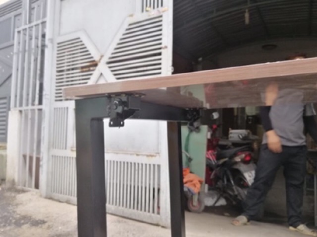 Bàn làm việc, bàn học, bàn ăn gấp gọn {GIÁ TẠI XƯỞNG} chân sắt gỗ MDF (50*100 cao 75cm) | BigBuy360 - bigbuy360.vn