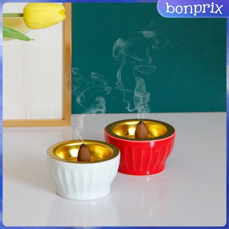Giá Đỡ Đốt Trầm Hương Hình Nón Bằng Gốm Trang Trí Nhà Cửa / SPA