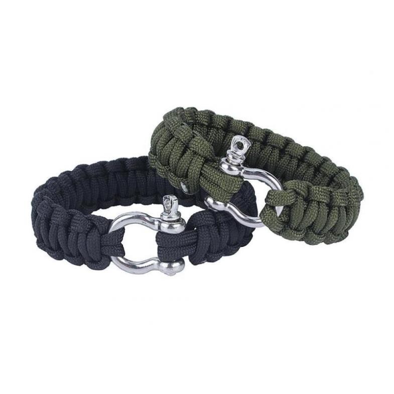 Vòng Tay Sinh Tồn - PARACORD - Bện Dây Dù Khóa Kim Loại Chất Lượng Cao - Unisex