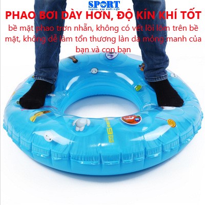 Phao Bơi Tròn 2 Lớp Đường Kính 60,70,80,90cm  Ngừoi Lớn Và Trẻ E Shop-Dungcuboiloi