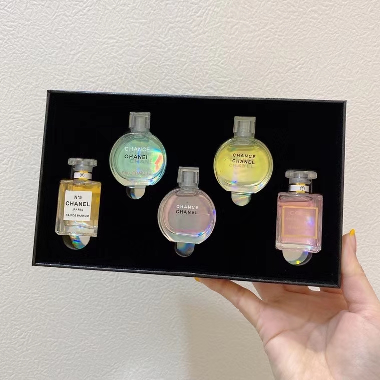 Set 5 Hộp Đựng Nước Hoa Chanel Cao Cấp Sang Trọng | BigBuy360 - bigbuy360.vn