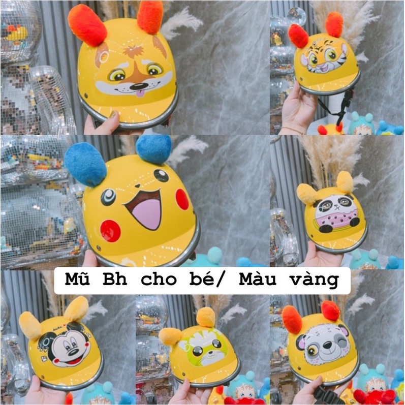 MŨ BẢO HIỂM HÌNH THÚ CHO BÉ YÊU